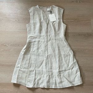 DISSH natural linen mini dress